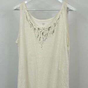 EILEEN FISHER NWT WOMEN SIZE XL WHITE TANK TOP
